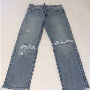 LEVIS wedgie selvedge jeans - lost inside